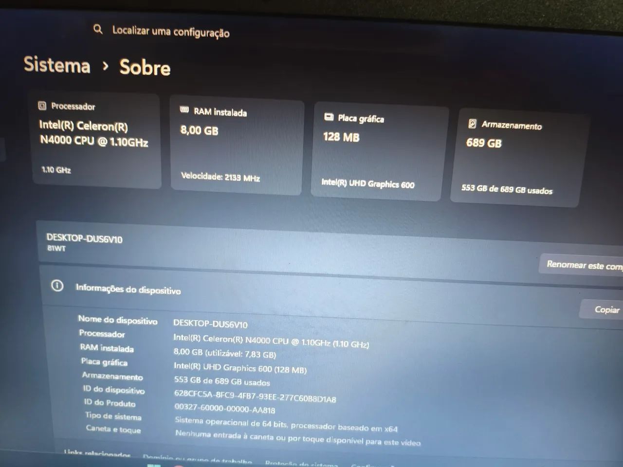 NOTEBOOK LENOVO IDEAPAD S145 COM UPGRADE SSD NVME E 8GB RAM - Foto 4