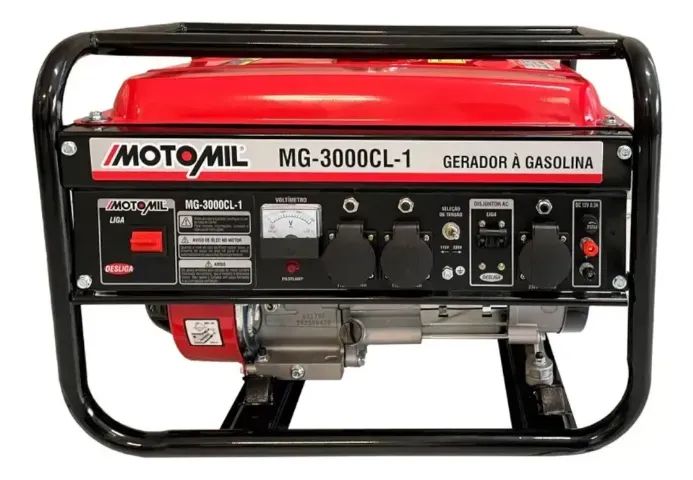 Motomil MG-3000CL-1 110V/220V Gerador de Energia a Gasolina 2.8 KVA - Foto 2