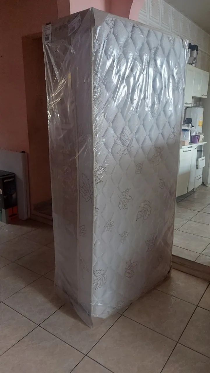 Cama Box Solteiro - Novo no Plástico - Foto 2