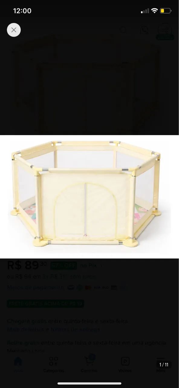 Enxoval para bebê 