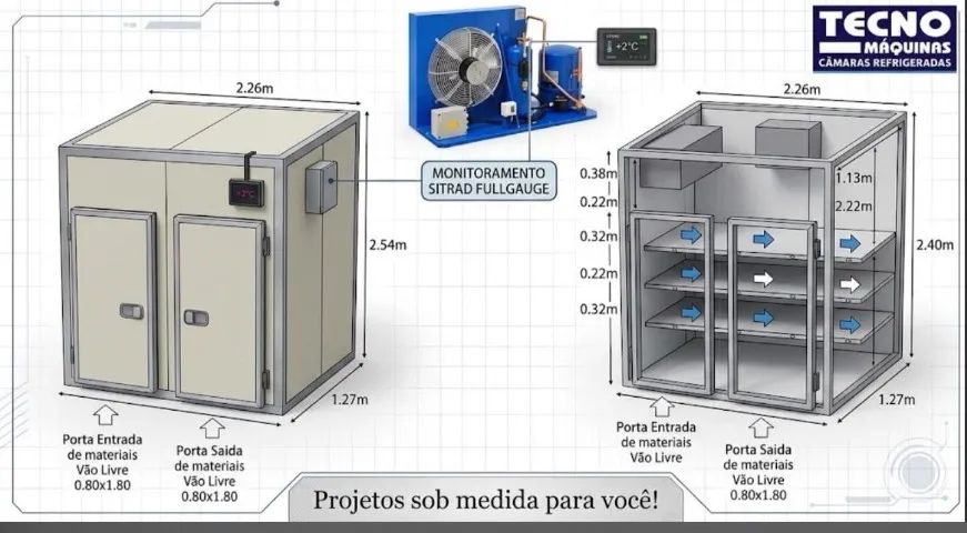 CAMARA FRIA - FIZEMOS PROJETOS DE REFRIGERAÇÃO 
