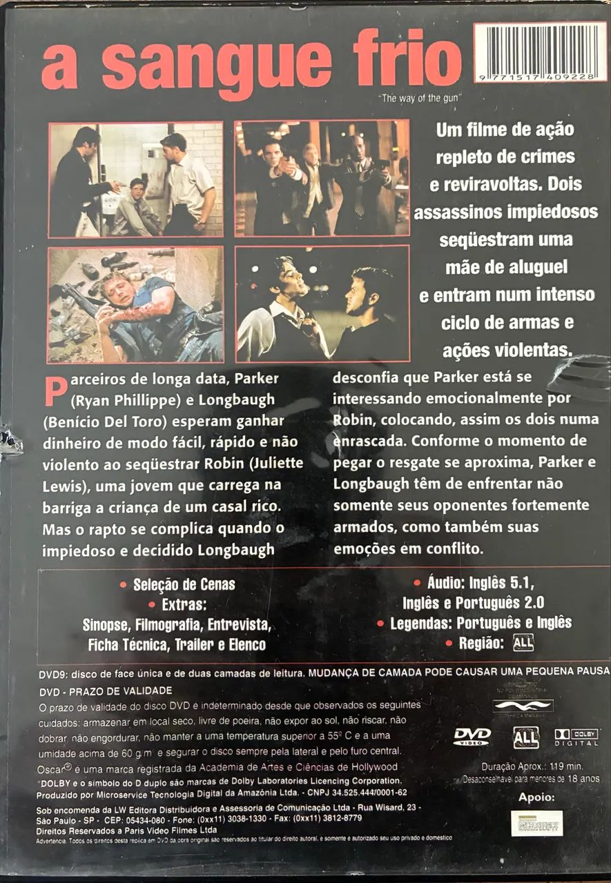 DVD - A Sangue Frio - Foto 3