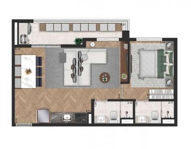 Espaço Pompéia - apartamento de 2 quartos com ótima localização - SP - ID1006 - Foto 9
