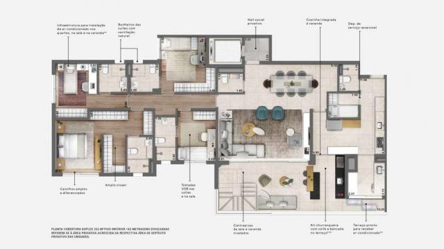 Apartamentos de 186 m² com 3 ou 4 suítes - ótima localização no campo Belo - SP - Foto 16