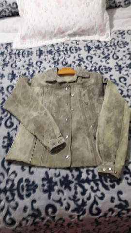 jaqueta de lona feminina