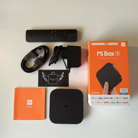 Mi Box S Xiaomi 4K - Chromecast Integrado + Google Assistente