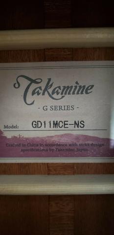 Violão Takamine GD11MCE - AÇO + NoFeedback Black Bug + Case Kromus Rígido - Foto 2
