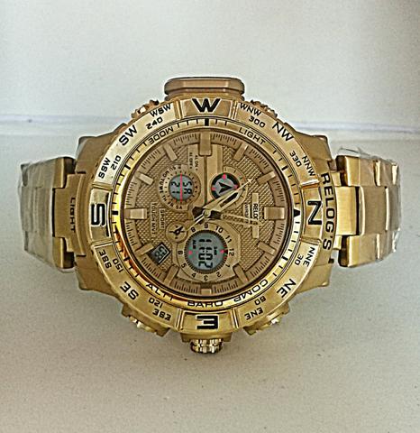 Fantástico relógio 12 funções é 1 produto exclusivo novo zerado última unidade - Foto 2