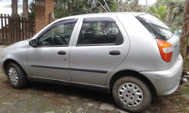 Vendo Palio 1.0 mod. 2007 com Ar, 4 pts, prata, flex - Foto 2