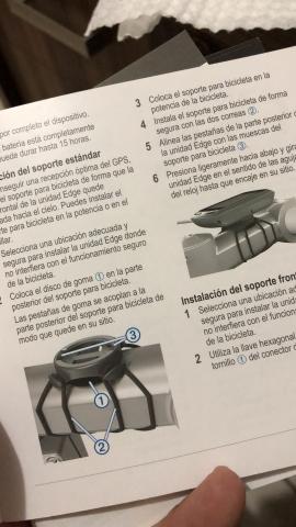 Suporte Garmim edge 510 com as borrachas - Foto 2