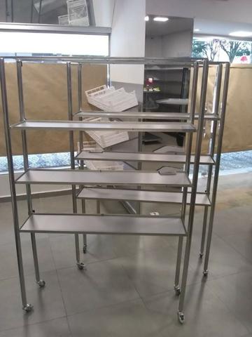 Expositor de produtos em prateleiras metálico - Foto 3