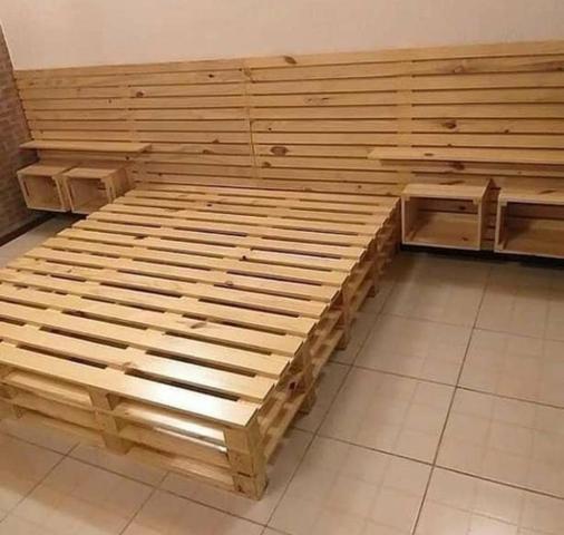 Cama de pinus tratado (novo)