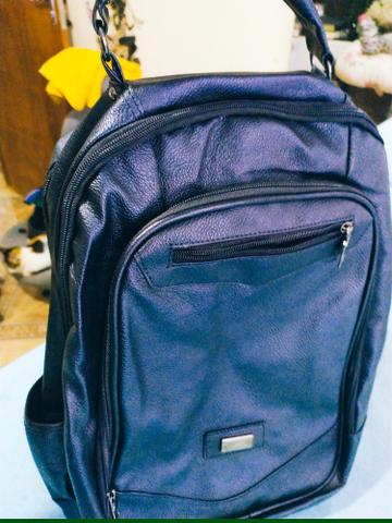 Mochila couro sintético - Foto 4