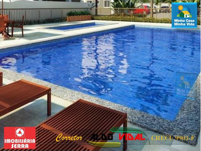 ARV 99 Apartamento 2 Quartos Novo Pronta Entrega. Praia Balneário Carapebus, Serra - Foto 3