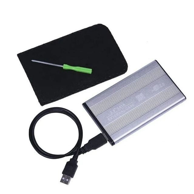 Case Hd Externo Sata 2.5 Pc Notebook Usb Bolsa Alumínio Slim - Foto 3
