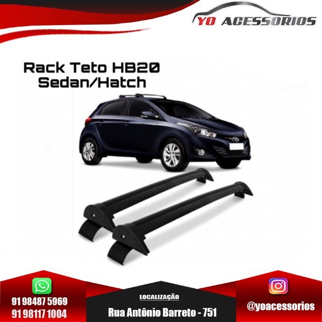 Rack Teto Hb20 sedan/hatch