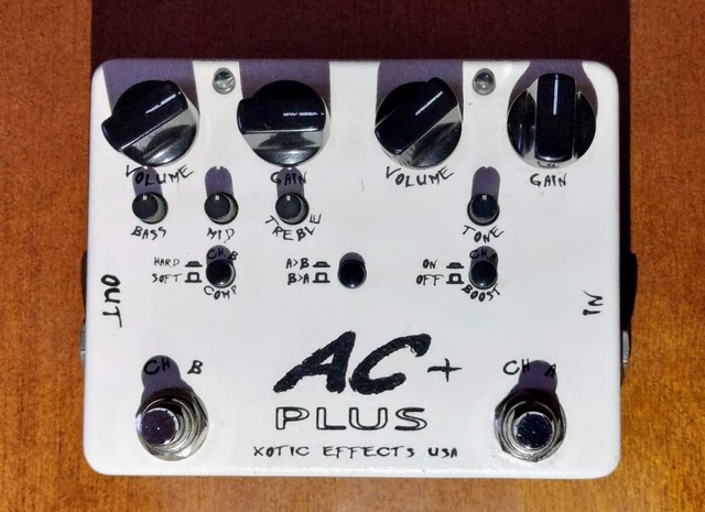 本格派ま！本格派ま！AC PLUS Xotic オーバードライブ 器材