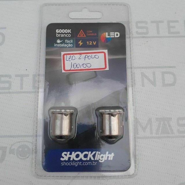 Led 2 polos. Schocklight. Garantia. Novo. Instalado.  - Foto 2