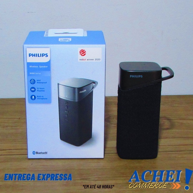 Caixa de Som Philips Preto - Novo - Foto 3
