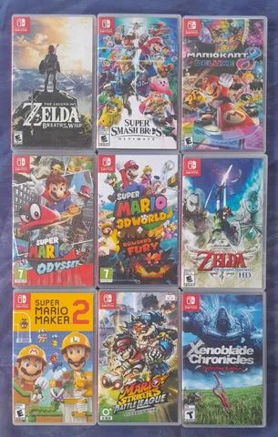 Jogos Nintendo Switch Usados 280 reais cada - Videogames - Parque