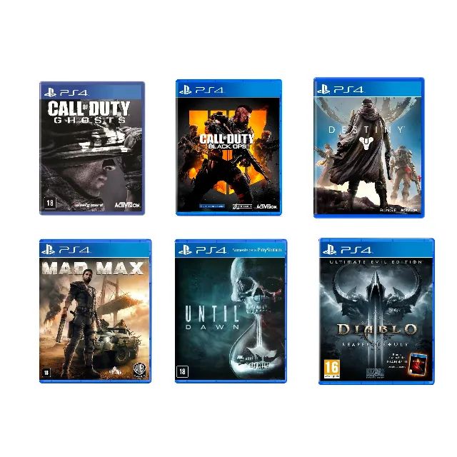 KIT 6 jogos PS4 - Videogames - Parque Campolim, Sorocaba 1253744222