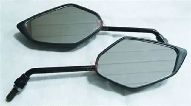 Par de retrovisor rosca honda modelo fazer 2015 haster curta - Foto 3