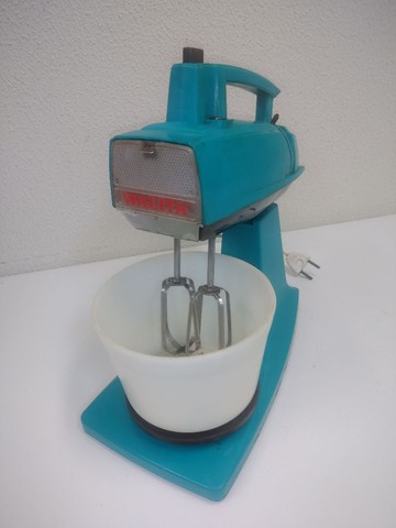 Batedeira Antiga Walita Azul Funcionando  - Foto 2
