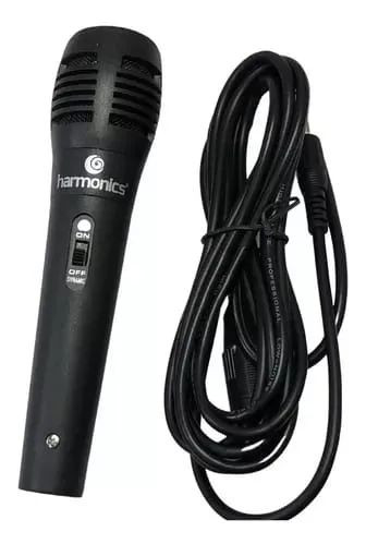 Microfone c Cabo 3mts Harmonics Mdc101 Dinâmico Supercardióide Preto (Entrega Grátis) - Foto 4