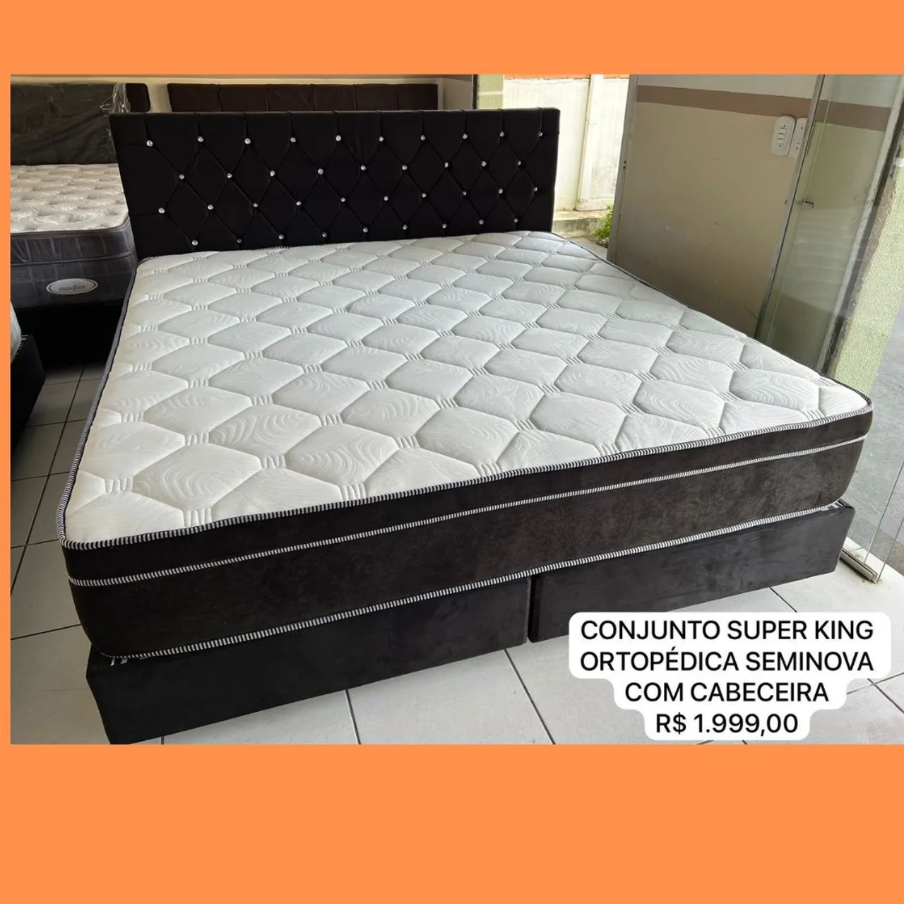Cama Ortopédica Super King com Cabeceira 