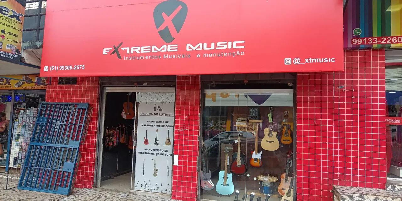 Loja de instrumentos musicais à venda ou troca!