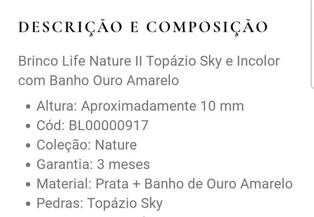 Brinco Vivara Life Nature - Foto 5