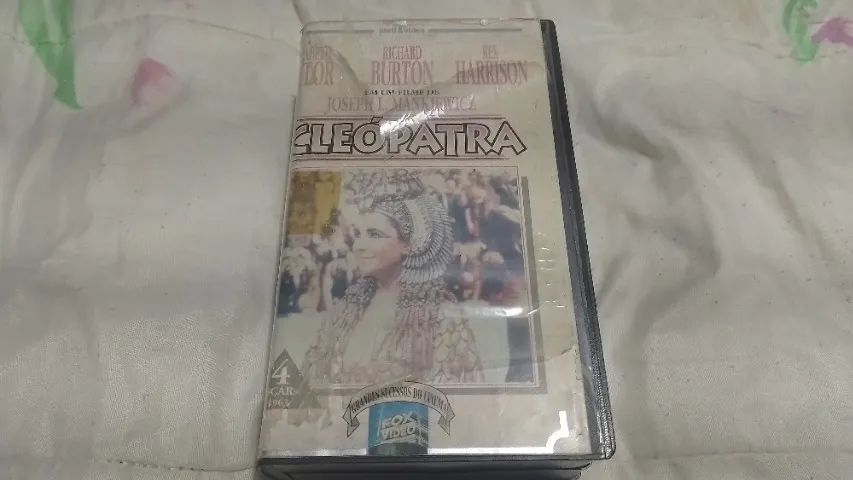Box Vhs Duplo Filme Cleopatra De 1963