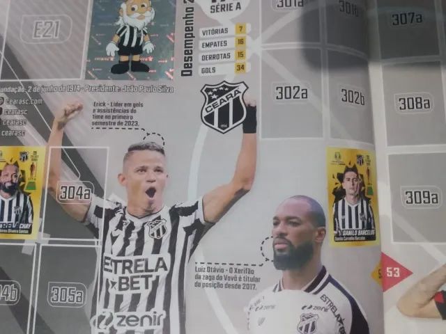 Álbum campeonato brasileiro 2023 (Com 85 figurinhas) - Foto 5