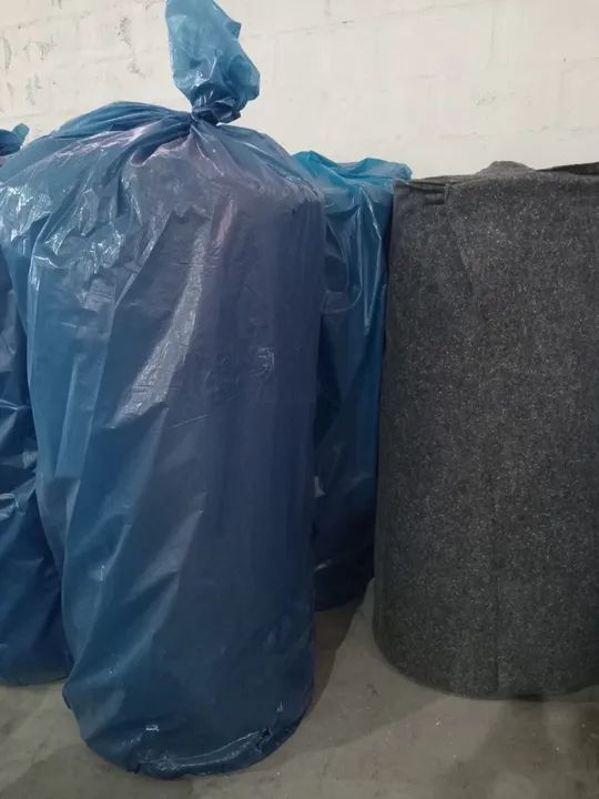 Tecido Bidim Estruturante Geotêxtil 120 g para Drenagem e Impermeabilização 2,10 x 10 - Foto 2