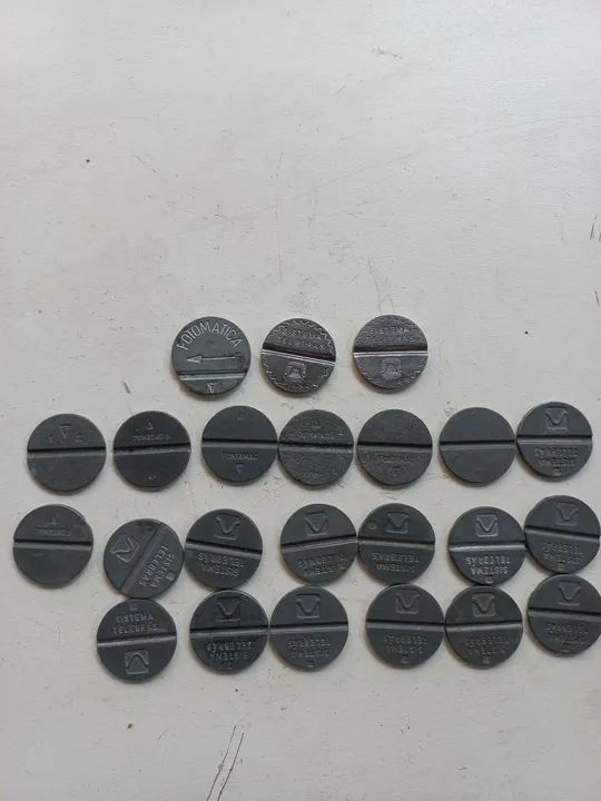 23 fichas telefonica antigas para colecionadores  - Foto 2
