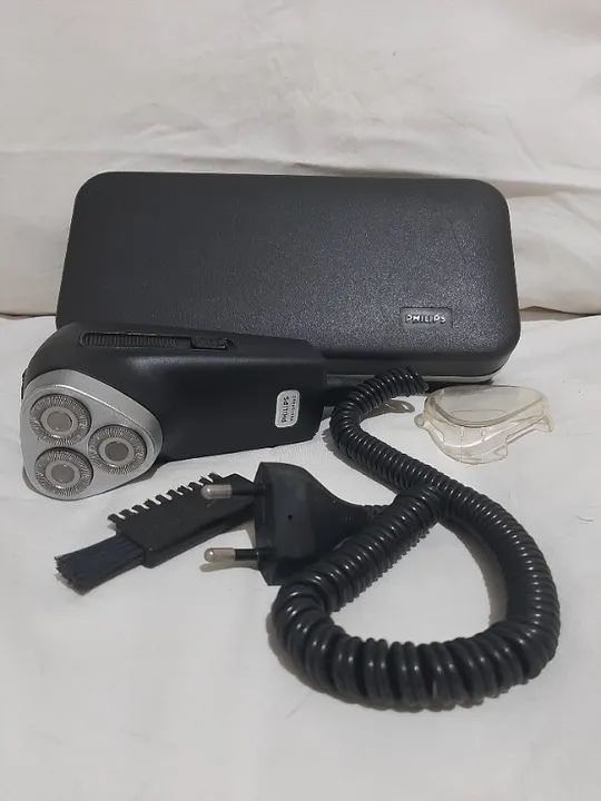 Barbeador phillips, modelo philishave de luxe - vintage - 3 lâminas (36 paralelas) - Foto 2