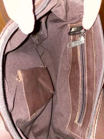 Bolsa couro marrom - Foto 2