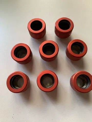 Fittings EK 12mm Vermelho 8 unidades - Foto 4