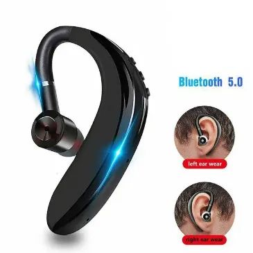 Fones de ouvido sem fio Bluetooth 5.0, gancho universal, com microfone - Foto 5
