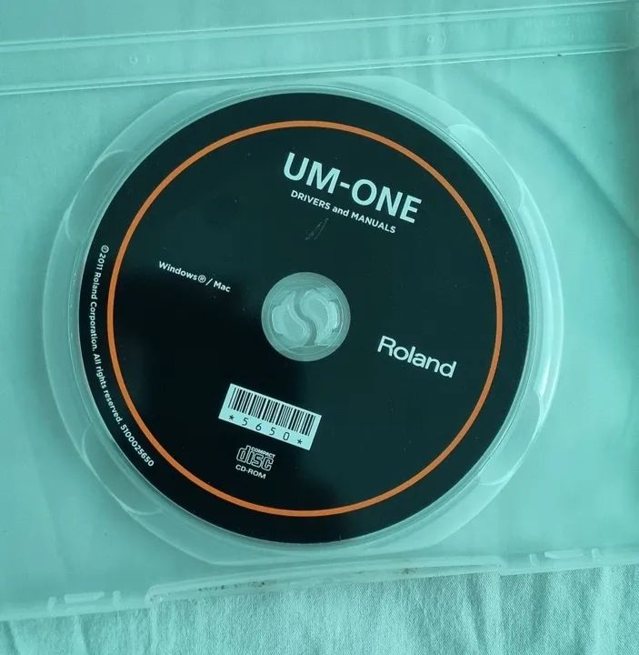 Placa de áudio usb com mid roland 