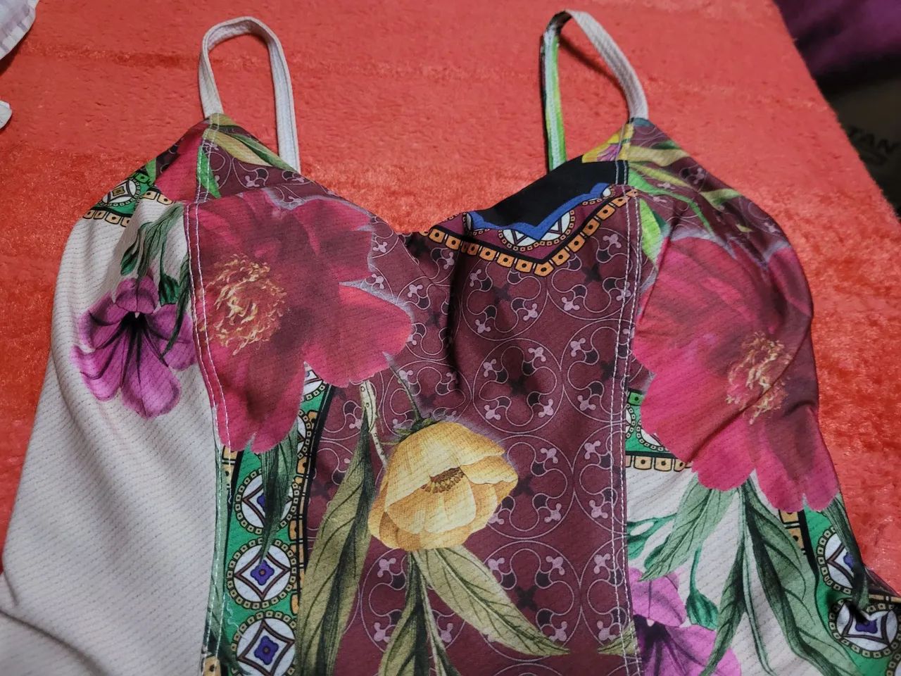 Body de praia estampado floral - Foto 2
