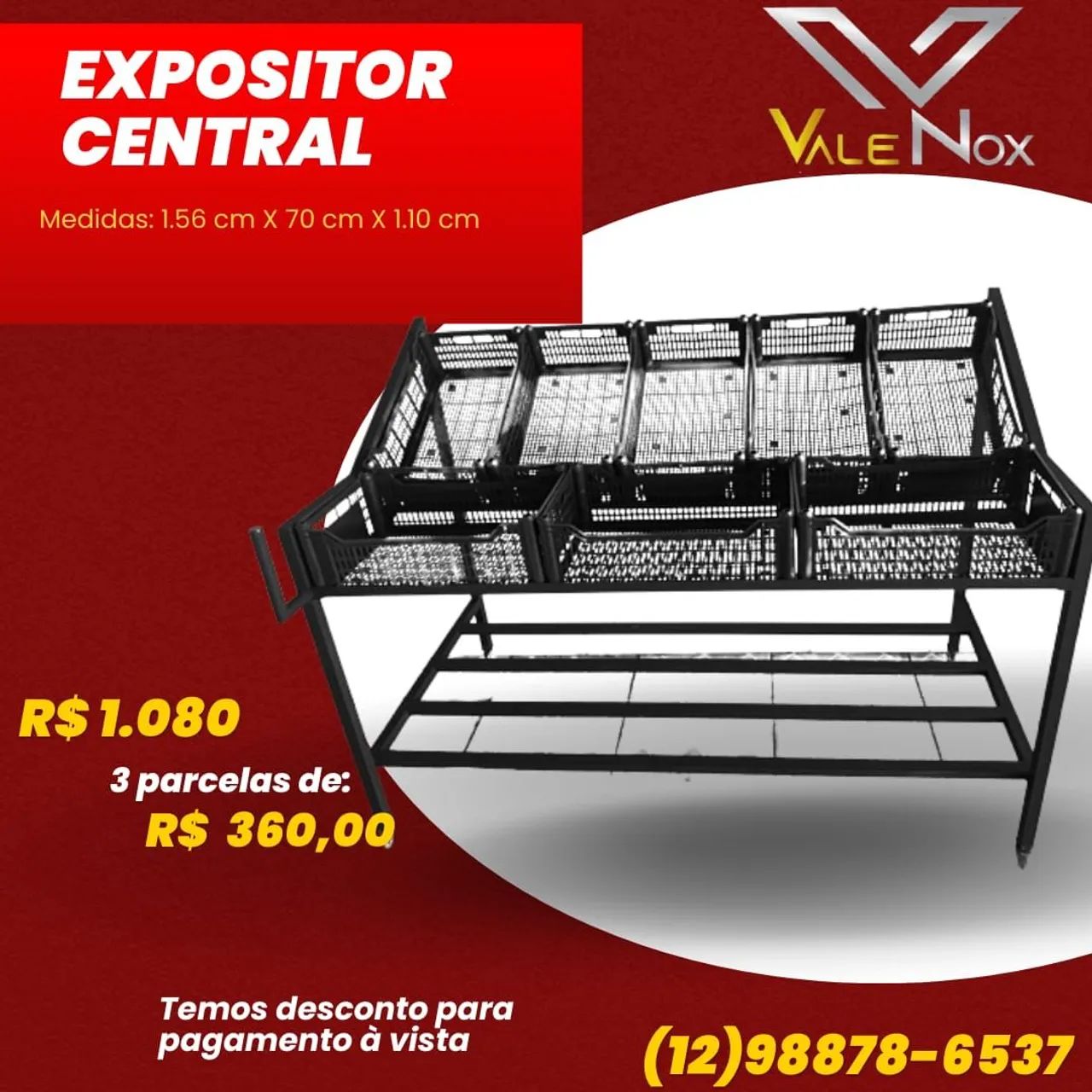 Expositor Central novo - Foto 4