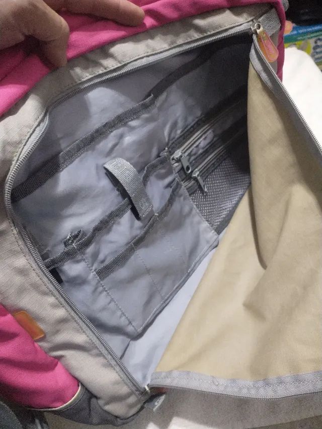 Bolsa sex machine transversal rosa e cinza ? - Foto 4
