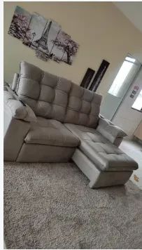 Sofá Retrátril Elisa 2,50m  - Foto 5