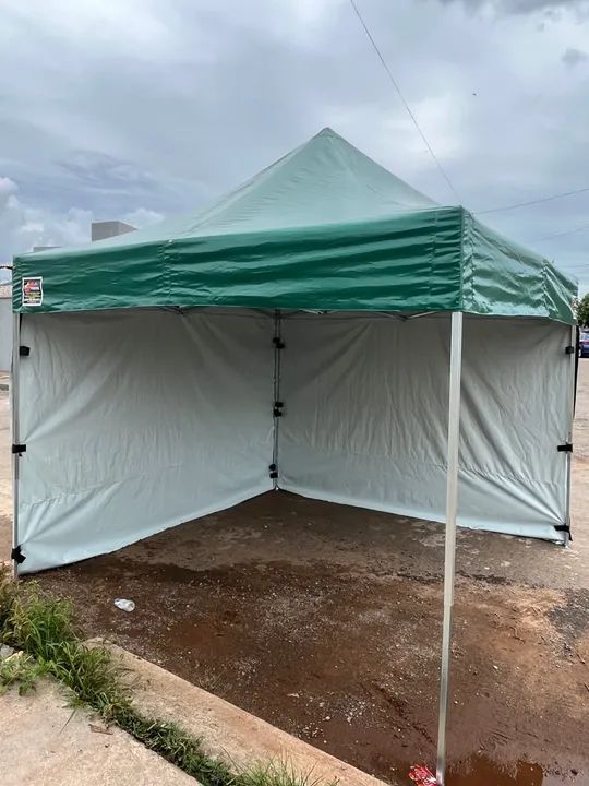 Tenda 3x3 com 2 laterais no PVC SÓ 1270,00 - Foto 4