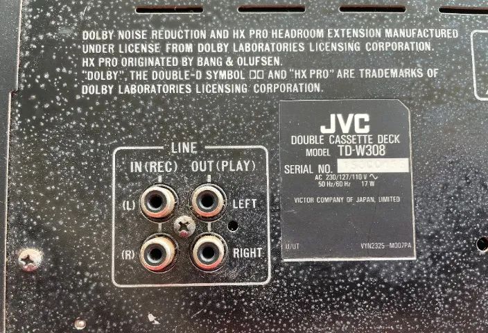 Tape Deck K7 Vintage Jvc TD-W308 - Foto 6