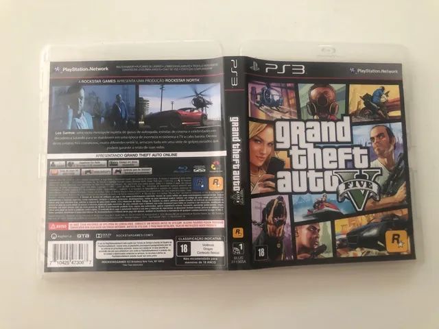 Jogo Grand Theft Auto V - gta v - PS3 - novo, original - Foto 2