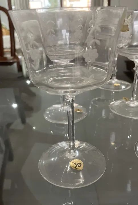 Copos de cristal, italianos: Vilca - PbO 24% - O Melhor! - Foto 3