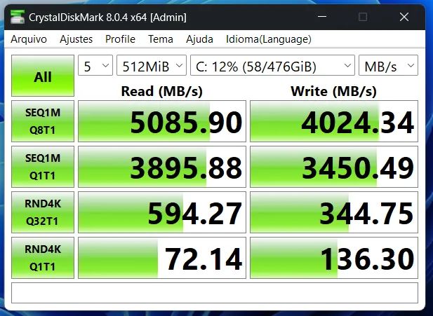 Ssd M.2 NVMe 2240 wd sn740 512GB Pcie Gen4x4 Western Digital - Foto 3