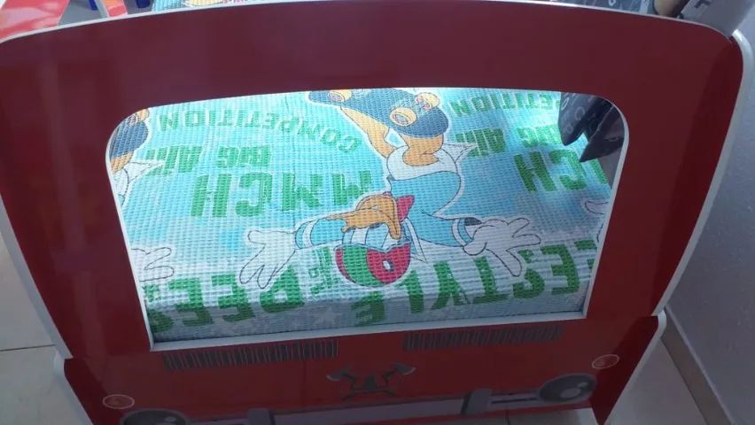 Cama Infantil Masculina Solteiro Caminhão de Bombeiro Vermelho com Colchão - Foto 2